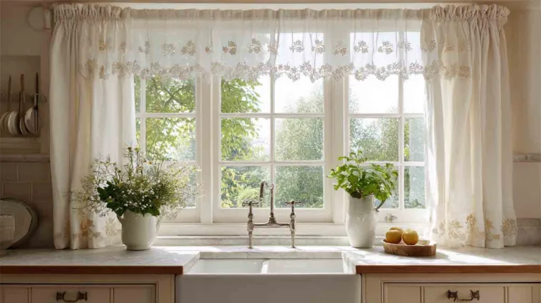22 Must-Try Kitchen Window Curtain Ideas to Elevate Your Cooking Space