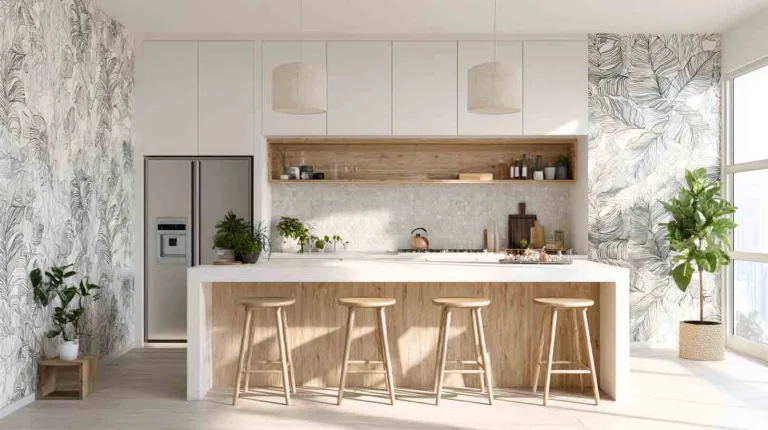 23 Gorgeous Kitchen Wallpaper Ideas for Modern Kitchens